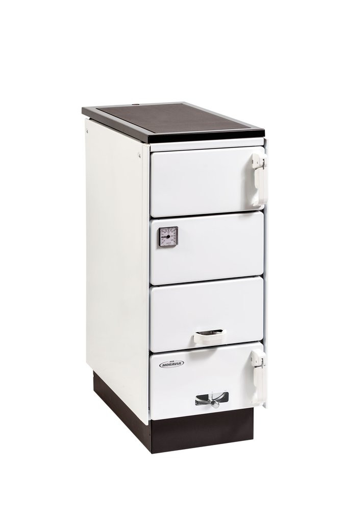 KVS MORAVIA sporák Biely typ 9106 VSP-9106.1000
